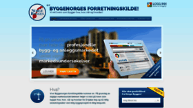 What Norgebygges.no website looked like in 2020 (3 years ago)