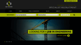 What Networkrecruitment.co.za website looked like in 2020 (5 years ago)