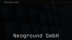 What Neoground.com website looked like in 2020 (3 years ago)