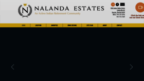 What Nalandaestates.com website looked like in 2020 (3 years ago)