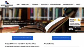 What Niemoellerschule.net website looked like in 2020 (3 years ago)