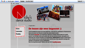 What Nickysdancestudio.nl website looked like in 2020 (3 years ago)
