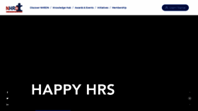 What Nationalhrd.org website looked like in 2020 (3 years ago)