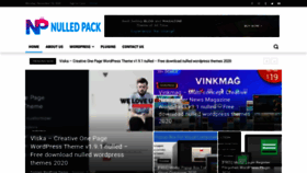 What Nulledpack.com website looked like in 2020 (3 years ago)