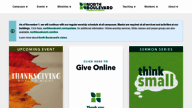 What Northboulevard.com website looked like in 2020 (3 years ago)