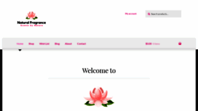 What Naturalfragrance.net website looked like in 2020 (3 years ago)