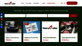 What Nairaoutlet.com website looked like in 2020 (3 years ago)