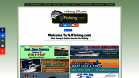 What Njfishing.com website looked like in 2020 (3 years ago)