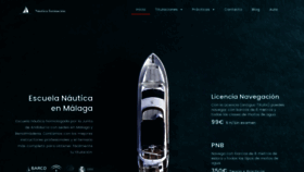 What Nauticaformacion.es website looked like in 2020 (3 years ago)