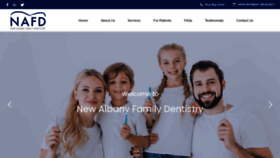 What Newalbanyfamilydentistry.com website looked like in 2020 (3 years ago)