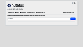 What Nstatus.org website looked like in 2020 (3 years ago)