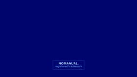 What Nomanual-official.com website looked like in 2020 (3 years ago)