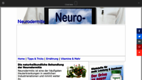 What Neurodermitis.cc website looked like in 2020 (3 years ago)