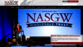 What Nasgw.org website looked like in 2020 (3 years ago)