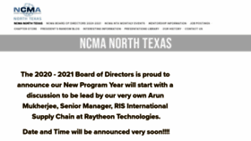 What Ncmadallas.org website looked like in 2020 (3 years ago)
