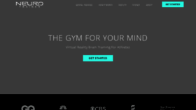 What Neurotrainer.com website looked like in 2020 (3 years ago)