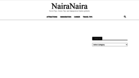 What Nairanaira.com website looked like in 2020 (3 years ago)