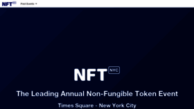 What Nft.nyc website looked like in 2020 (3 years ago)