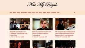 What Newmyroyals.com website looked like in 2020 (3 years ago)