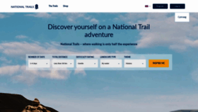 What Nationaltrail.co.uk website looked like in 2020 (4 years ago)