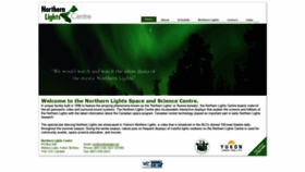 What Northernlightscentre.ca website looked like in 2020 (3 years ago)