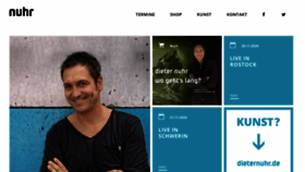 What Nuhr.de website looked like in 2020 (3 years ago)
