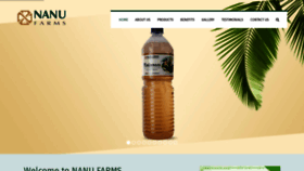 What Nanufarms.com website looked like in 2020 (3 years ago)