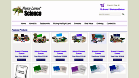 What Nancylarsonstore.com website looked like in 2020 (3 years ago)