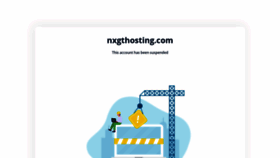 What Nxgthosting.com website looked like in 2020 (3 years ago)