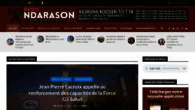 What Ndarason.com website looked like in 2020 (3 years ago)