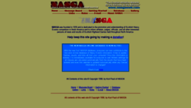 What Nasgaweb.com website looked like in 2020 (3 years ago)