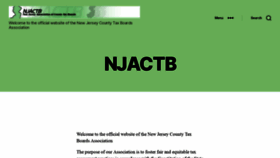 What Njactb.org website looked like in 2020 (3 years ago)
