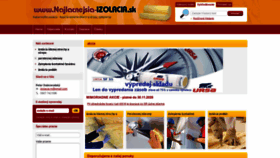 What Najlacnejsia-izolacia.sk website looked like in 2020 (3 years ago)