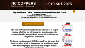 What Nccoppers.com website looked like in 2020 (3 years ago)