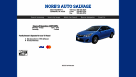 What Norbsauto.com website looked like in 2020 (3 years ago)