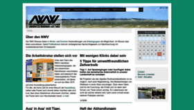 What Nwv-bremen.de website looked like in 2020 (3 years ago)