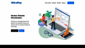 What Nitropay.com website looked like in 2020 (3 years ago)