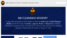 What Nbi.gov.ph website looked like in 2020 (3 years ago)