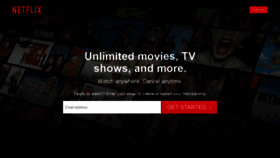 What Netflix.ca website looked like in 2020 (3 years ago)