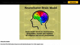 What Neuroclusterbrain.com website looked like in 2020 (3 years ago)
