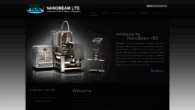 What Nanobeam.co.uk website looked like in 2020 (3 years ago)