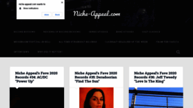 What Niche-appeal.com website looked like in 2020 (3 years ago)