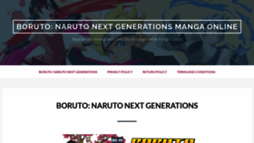 What Narutomangafree.com website looked like in 2020 (3 years ago)