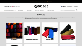 What Nobleoptical.com website looked like in 2020 (3 years ago)