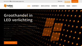 What Nateclighting.nl website looked like in 2020 (3 years ago)