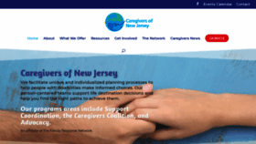 What Njcaregivers.org website looked like in 2020 (3 years ago)