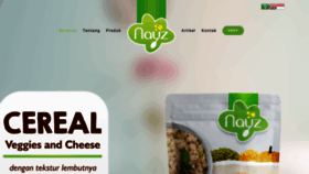 What Nayzfood.com website looked like in 2020 (3 years ago)