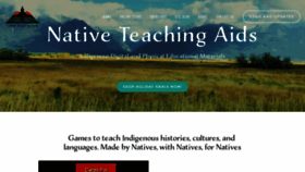 What Nativeteachingaids.com website looked like in 2020 (3 years ago)
