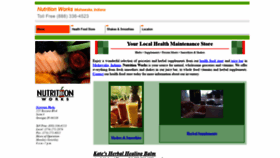 What Nutritionworksinc.net website looked like in 2020 (3 years ago)