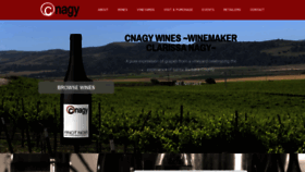 What Nagywines.com website looked like in 2020 (3 years ago)
